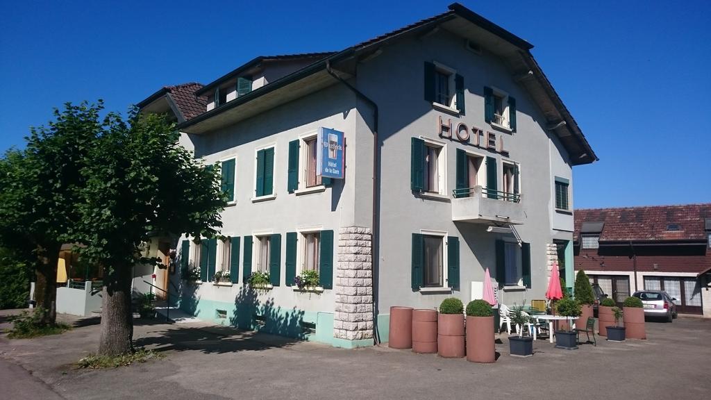Hotel De La Gare, Vendlincourt Bagian luar foto